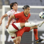 【日本代表】「中国荒い」「チャイナ式ラフプレー」「ラフプレーまみれ」SNS話題